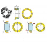 BIKON-Technik聯(lián)軸器1003 45x75用于各個(gè)行業(yè)，如風(fēng)力站、鋼廠