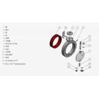 Warex DKZ APS?系列蝶閥，可在 -40 °C 至 +200 °C 的溫度范圍內(nèi)使用