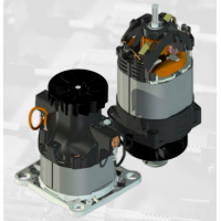 Ankarsrum KS42通用交流電機(jī)，可提供不同的軸承支架和各種風(fēng)扇設(shè)計(jì)
