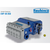 Hauhinco EHP-5K 850 五聯柱塞泵，流量可達 2109 dm3/min