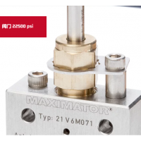 Maximator 閥門 22500psi，閥體有六種不同的設(shè)計(jì)，并可配備調(diào)節(jié)桿