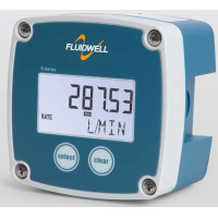 fluidwell流速指示器B-Basic顯示瞬時流量、總流量和累計流量