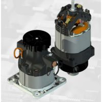 Ankarsrum 通用交流電機(jī)，可提供不同的軸承支架和各種風(fēng)扇設(shè)計(jì)