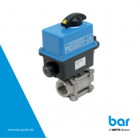 德國bar GmbH 2/2路電動閥-EKIV型，帶電動執(zhí)行器STV