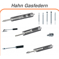 HAHN Gasfedern 提供各種材料的氣張力彈簧，鋼或不銹鋼